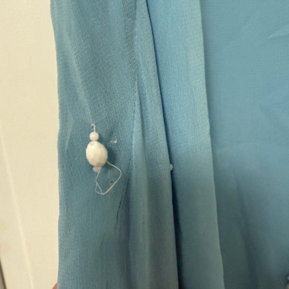 French Connection Spaghetti Strap Beaded Beach Sundress Resortwear Vacation 12 - Picture 3 of 12